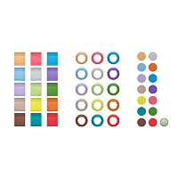 SENNHEISER EW-D COLOR CODING SET (EM, SKM-S, SK)  Цветные маркеры для ручных передатчиков SENNHEISER Evolution