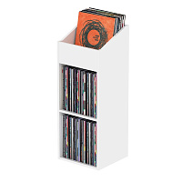 Glorious Record Rack 330 White стойка для виниловых пластинок, вместимость до 330 штук, цвет белый