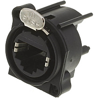 Neutrik NE8FAH панельный разъем RJ45 для печатного монтажа, горизонтальная установка