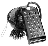 Invotone DB2404/30M кабель мультикор, 24 входа, 4 выхода, 30 метров