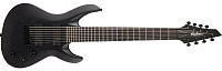 JACKSON USA SELECT B8MG SATIN BLACK восьмиструнная электрогитара с кейсом, цвет чёрный матовый