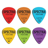 CLAYTON SPE60/12 - 0.60 mm стандартные медиаторы SPECTRA из поликарбоната, матовые