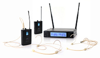 AuraSonics STAGE 202 PRESENTER цифровая радиосистема с двумя головными микрофонами, 660-690 МГц
