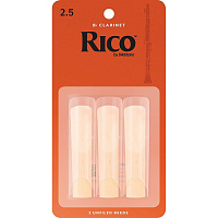 RICO RCA0325 трости для кларнета Bb №2.5, 3 штуки в упаковке