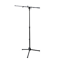 OnStage MS7701TB  микрофонная стойка телескопический журавль, тренога, регулируемая высота, цвет черный