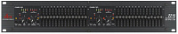 DBX 2215 2-канальный графический эквалайзер с лимитером PeakPlus и системой шумоподавления Type III, 2/3 октавный с постоянной добротностью, 15-полосный. Высота 2U 