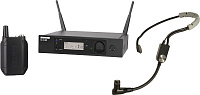 SHURE GLXD14RE/SM35 рэковая цифровая радиосистема GLXD Advanced с головным микрофоном SM35, 2.4 GHz