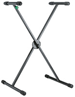 K&M 18940-017-55  стойка для клавишных Х-образная с кнопкой quick release, чёрная