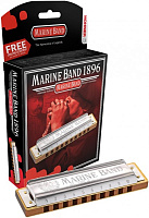 HOHNER Marine Band 1896/20 C гарм.минор (M1896216X) - губн. гармоника - Richter Classic. Доступ на 30 дней к бесплатным урокам