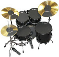 VIC FIRTH MUTE12 Индивидуальные сурдины (накладка Soud-of) для 12" барабана.