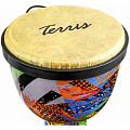TERRIS DPC-10 URBAN Africa  джембе, пластик, 10" (25 см) - 20" (50 см), разноцветный