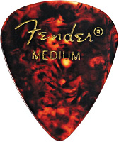 FENDER CLASSIC SHELL (12PK) MED медиатор средней толщины, классический