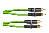 Cordial CEON DJ RCA 0,6 G аудиокабель 2 RCA - 2 RCA,  длина 0.6 м