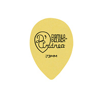D'Andrea RD358 .73MD  Медиатор гитарный, материал делрин, толщина 0.73 мм, жёсткость средняя, серия Formula Delrex Non Standard, форма узкая капля, упаковка 72 шт.