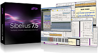Avid Sibelius 7.5 Media Pack Дистрибутив Sibelius 7.5 и звуковые библиотеки на DVD дисках, без лицензии, для учебных заведений
