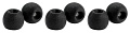 COMPLY Ts-400 BLK-SM 3pr серия Comfort, 3 пары амбюшур для наушников, размер S маленький, цвет черный, материал - полиуретановая пена и термопластичный эластомер