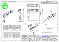 Amphenol ACPS-TN Разъем 1/4" (6.35 мм) стерео джек, штекер, угловой, цвет никель