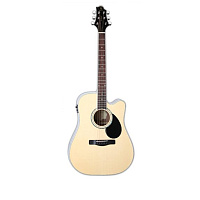 Greg Bennett GD101SCE/N  Электроакустическая гитара dreadnought, вырез, ель, анкер, ключ