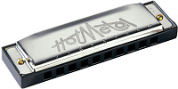 HOHNER Hot Metal G (M57208X)  губная гармоника - корпус пластик ABS, крышки из нержавеющей стали. Доступ на 30 дней к бесплатным урокам