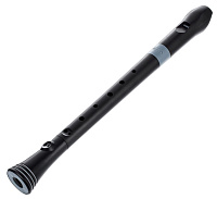 NUVO Recorder Black блокфлейта сопрано, строй С, барочная система, материал АБС пластик, цвет чёрный, чехол в комплекте