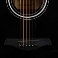 ROCKDALE Aurora D3 C BK Gloss акустическая гитара, дредноут с вырезом, цвет черный