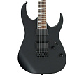 IBANEZ GIO GRG121DX-BKF BLACK FLAT 6-струнная электрогитара, цвет чёрный матовый