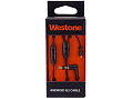 WESTONE W Series Android Cable, 52 78539  Сменный прямой кабель для наушников Westone серии W, специально для устройств Android, с микрофоном и пультом ДУ, длина 132 см, цвет черный