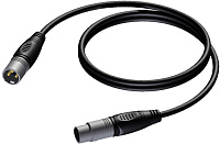 Procab REF953/1.5 Кабель DMX-AES 110 Oм XLR 3 pin (вилка-розетка), 1.5 м