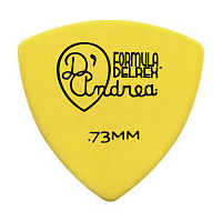 D'Andrea RD355 .73MD  Медиатор гитарный, материал делрин, толщина 0.73 мм, жёсткость средняя, серия Formula Delrex Non Standard, форма треугольник, упаковка 72 шт.