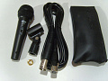 SHURE SV200-A микрофон динамический вокальный с выключателем и кабелем (XLR-XLR), черный