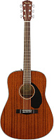 FENDER CD-60S DREAD ALL-MAH WN акустическая гитара, цвет натуральный