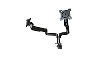 Wize DSA22P Настольное крепление для двух дисплеев 10"- 32", цвет черный
