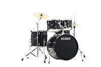 TAMA ST52H4C-BNS STAGESTAR ударная установка из 5-ти барабанов со стойками и тарелками, цвет искрящийся черный