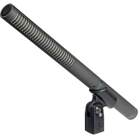 Audio-technica AT897 Микрофон-пушка, 280 мм, предназначен для полевых условий в производстве ТВ и видео, профессиональной записи и радиовещания
