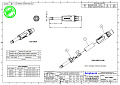 Amphenol ACPM-KB  1/4” (6.35 мм) моноджек, металлический корпус, цвет черный