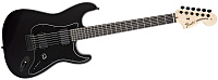 FENDER JIM ROOT STRATOCASTER RW, Black 6-струнная электрогитара с кейсом, цвет черный