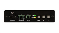 Atlona AT-HDVS-150-RX  HDBaseT™ Приемник-масштабатор с выходами на HDMI и деэмбедированный аналоговый аудио. Может передавать сигналы управления на дисплей через CEC или RS-232.
