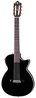 CRAFTER CT-125C/BK + Чехол - электроакустическая гитара с вырезом, натурал, нейлон, с фирменным чехлом в комплекте