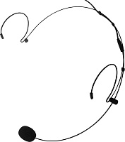 Nady HM-5UJ  Микрофон головной конденсаторный unidirectional cardioid, частоты 20-18000 Гц, чувств. 46 дБ, вых. сопр. 1 кОм, SPL 135 дБ, питание 1.5-12 В пост. тока, разъем miniJack, ветрозащита, цвет черный, для поющих музыкантов, танцоров, DJ's, презент
