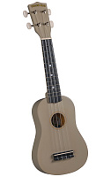 DIAMOND HEAD DU-121 Java Brown укулеле сопрано, клен, гриф клен, чехол в комплекте, цвет бежевый