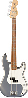 FENDER PLAYER PRECISION BASS®, PAU FERRO FINGERBOARD, SILVER 4-струнная бас-гитара, цвет серый