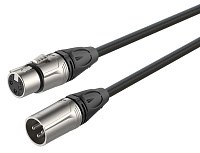 ROXTONE DMXJ220/10 Кабель микрофонный, XLR мама - 6.3 мм джек стерео, длина 10 метров