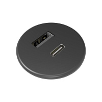 Kondator 935-PM32 Встраиваемая зарядная станция Powerdot MICRO с 1xUSB, тип А и 1xUSB, тип C