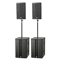 HK AUDIO Linear5 Power Pack комплект АС, 2 x L5 112 XA, 2 x L Sub 2000 A, 2 штанги для АС, чехлы