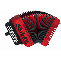 HOHNER Compadre EAD, red (A48841/A4884S)  диатонический кнопочный аккордеон