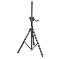 OnStage SS8800B+  стойка для акустических систем, встроенная ручная лебёдка, алюминий, цвет черный
