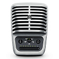 SHURE MV51-DIG Цифровой конденсаторный кардиоидный микрофон, 20-20000 Гц, Max.SPL 130 дБ, выход для наушников, USB, цвет серебристый