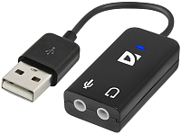 Defender Audio USB  Внешняя USB звуковая карта USB - 2х3,5 мм jack, 0.1 м