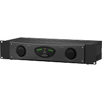 Behringer A800 усилитель 2-канальный студийный. Мощность 2х400 Вт 4 Ом / 220 Вт 8 Ом / мост 800 Вт 8 Ом,