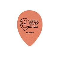 D'Andrea RD358 .60TM  Медиатор гитарный, материал делрин, толщина 0.60 мм, средне-мягкий, серия Formula Delrex Non Standard, форма узкая капля, упаковка 72 шт.